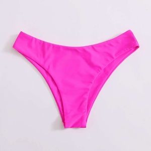 SHEIN Hot Pink Bikini Bottom size Small